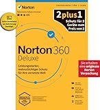 Norton 360 Deluxe 2024 | 3 Geräte | Antivirus | Secure VPN | Passwort-Manager |1-Jahres-Abonnement | PC/Mac/Android/iOS | Aktivierungscode in Originalverpackung