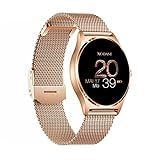 X-WATCH JOLI XW PRO Smartwatch-iOS-Schrittzähler Uhr Damen-Fitness 54029, Rosegold, mit Zeitanzeige