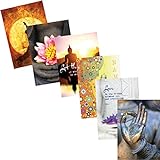 Buddha-Karten-Set: 6 verschiedene Postkarten