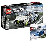 Collectix Lego Set - Speed Champions Koenigsegg Jesko 76900 + Speed Champions McLaren Elva 30343 (Polybag)