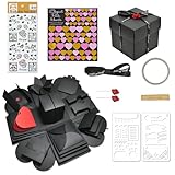 Kreative Explosions-Überraschungsbox - Das perfekte Jahrestagsgeschenk für ihn und sie, Fotobox Geschenk für Geburtstag, Hochzeit und Valentinstag