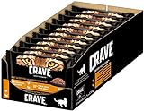 CRAVE Katzenfutter - getreidefreies, proteinreiches Nassfutter Pastete mit Huhn & Truthahn, 11 x 4 x 85g, 3740g