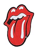 The Rolling Stones Classic Tongue Aufnäher Zunge Patch Gewebt & Lizenziert !!