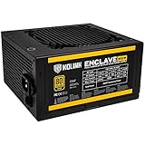 Kolink Enclave 80 Plus Gold PSU PC-Netzteil 500 Watt, Modulares Netzteil, Leiser 120mm Lüfter, Computer Power Supply, PC ATX Netzteil, PSU Power Supply Unit for Computers, Leises PC Powersupply