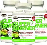 Super Burner Fatburner Leistungsstarke 3 BOX x 120 Tabletten, Stark Reduzierend, Schnell für Bauch, Oberschenkel, Gesäß, Thermogenen Fatburner , um Gewicht und Appetit zu Verlieren