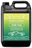 Dirtbusters 'Snow-Foam' Shampoo - professioneller Autopflegereiniger - sicher, ungiftig, mit Hochglanzwachs und Zitronenduft - für die professionelle Autowäsche - 5 Liter (1)
