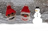 Strickanleitung Weihnachtsmann 11 cm groß - als Aufhänger, Adventskalender, Geschenkeanhänger und mehr nutzbar: Ideal für Anfänger
