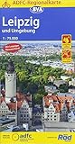 ADFC-Regionalkarte Leipzig und Umgebung, 1:75.000, reiß- und wetterfest, mit GPS-Track Download (ADFC-Regionalkarte 1:75000)