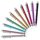 VOCIBO® Eingabestift 10 Stück Touchscreen Stift Stylus Pen Tablet Stift Handy Stift für Tablets iPad Mini Pro Smartphones Huawei Samsung Galaxy 10 Farben