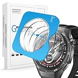 NEWZEROL 3 Stück Schutzfolie Kompatibel für Huawei Watch GT5 Pro 46mm Displayschutz mit Montagerahmen, Anti-Kratzer Blasenfrei Display