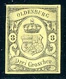 Kayser Oldenburg 1859 8 ungummiert TADELLOS signiert KÖHLER (H0542