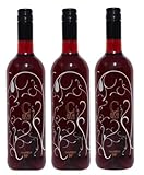 3x Caramelo Rot lieblich je 750ml (2,25L) 10% Vol. Tsantali lieblicher griechischer süßer Rotwein aus Griechenland Spar Set + Probiersachet 10ml Olivenöl aus Kreta