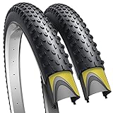 Fincci Paar Fahrrad Reifen 29 x 2.10 Zoll 52-622 Faltbar Gravel Fahrradreifen mit 1 mm Pannenschutz für Mountainbike MTB Hybrid mit 29x2.10 Fahrradmantel