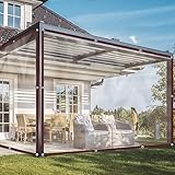 QOFLY Plane Mit öSen 3x4m | Durchsichtige Plane FüR DraußEn, Wasserdicht Transparent Zelt Durchsichtig Planen Garten,Zeltplane Abdeckplane,FüR AußEn F