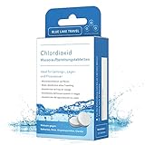 Wasseraufbereitung Trinkwasser (4x30 Tabletten) - Wasserentkeimung & Trinkwasseraufbereitung - Chlordioxid Tabletten - Blackout Notfallrucksack - Notfall Ausrüstung