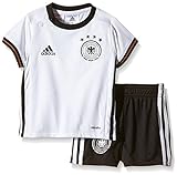 adidas Kinder Trikot UEFA EURO 2016 DFB Baby-Heimausrüstung Mini, White/Black, 68
