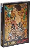 Unbekannt 70159-KL03 D-Toys Puzzle 1000 Teile-Gustav Klimt : Frau mit Fächer, Multicolor