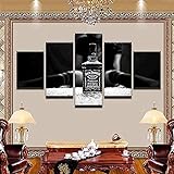 Jack Daniels Wandkunst Malerei Leinwand Wein Schwarz Weiß Bilder Abstrakte Drucke für Küche Schlafzimmer Bar Zimmer Dekoration Malerei