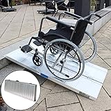 Rollstuhlrampe verschiedene Größen 272 kg klappbar Alu Auffahrrampe Verladerampe Verladerampen Laderampe Laderampen Rampe (152cm)
