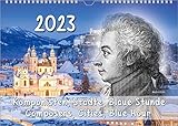Komponisten-Kalender, ein Musik-Kalender 2023, DIN A3: Komponisten, Städte, Blaue Stunde – Composers, Cities, Blue H