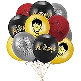 Hilloly 36 Stück Harry Potter Party Luftballons Zauberer Geburtstag Partydekorationen Harry Potter inspiriert Luftballons,magische Zauberer Schulparty Dekorationen für Kinder
