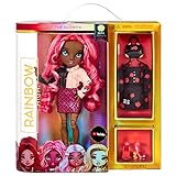 Rainbow High Modepuppe -Mit 2 Outfits zum Kombinieren und Puppen-Accessoires - Tolles Geschenk für Kinder im Alter von 6-12 Jahren, ROSE (Rosa-Rot)