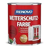 Renovo Wetterschutzfarbe 3001 signalrot 750