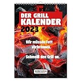 Der Grill-Kalender 2023 - Wandkalender Grillen & BBQ im DIN4-Format (21 x 29,7 cm)