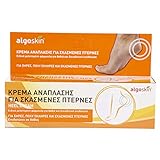 Algoskin Regenerations-Fußpflege Creme für rissige Fersen und trockene Füße, optimale Hautreparatur - 75g