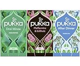 Pukka - Bio-Kräutertee 'Minzige Erfrischung' - Tee Mix - 60 Teebeutel (20 x Drei Minze, 20 x Pfefferminz & Süßholz, 20 x After Dinner)