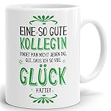 Mugvilla Tasse Eine so Gute Kollegin - Keramikbecher ab 1 Stck. in weiß von Druck