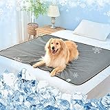 Qeils Wasserdichte Hundedecken für mittelgroße Hunde, kühlende und flauschige Hundeabdeckung für Couch, Hundebett, Decke für alle Jahreszeiten, 50 x 60 cm