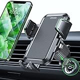ONLYNEW Handyhalterung Auto für Lüftung, KFZ Handy Halterung Auto 360° Drehba, Handyhalterung Auto Lüftung EIN-Knopf-Release Kompatibel mit iPhone/Galaxy/Huawei