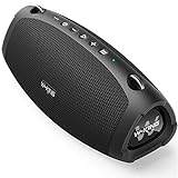 W-KING 70W Bluetooth-Lautsprecher mit Super-Bass, Bluetooth 5.0, 13200-mAh-Akku, IPX6 wasserdicht, TF-Karte, lautes kristallklares Audio, Mikrofon für Outdoor, Party, Camping, Zuhause