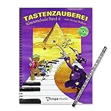 Tastenzauberei, Band 4 - Klavierschule mit Audio-CD ISBN 9789043134613 - Lehrgang für Klavier - Deutsch, mit CD und Notenbleistift