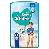 Pampers Baby Windeln Größe 5-6, Splashers, 10 Stück, Einweg-Schwimmwindeln, Für Sicheren Schutz Im Wasser