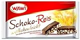 WAWI Schoko Reis Tafel in Edelvollmilch Schokolade, 8er Pack (8 x 200 g)