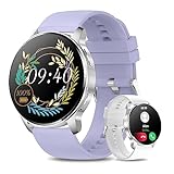 Colesma Smartwatch für iOS- und Android-Telefone,1,32' HD Bluetooth-Smartwatch für Damen mit Anrufannahme/Anruf, Sport-Fitnessuhr mit Schlafmonitor, Wasserdichter Aktivitäts-Tracker
