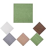 Maihila 10 Stücke Rutschfeste Boden Teppich Fliesen, Quadrate waschbarer Teppich, einfache Installation DIY, Bodenmatte für Haustiere 30 * 30cm (grün)