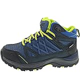 McKINLEY Kona Mid IV AQX Walking-Schuh, Navy/Blue/Yellow, 34 EU