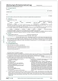 RNK 599/10 - Wohnungs- Einheitsmietvertrag, 4 Seiten, DIN A4, 10 Verträge