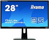 iiyama ProLite B2875UHSU-B1 71cm (28') LED-Monitor 4K (VGA, DVI, HDMI/MHL, DisplayPort, 1xUSB3.0, 2xUSB2.0) Höhenverstellung, schwarz