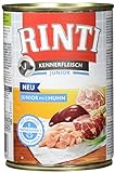 RINTI Kennerfleisch Junior + Huhn 12 x 400 g
