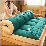 ZJWAI Japanische Boden Futon Matratze Tatami Bodenmatte Tragbare Camping-Matratze Kinder Schlafkissen Faltbare Bodencouch Bett Reisematte Schlafsaal