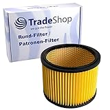 Trade-Shop Staubsaugerfilter kompatibel mit Lidl/Parkside PNTS 1500 D5 Staubsauger, Faltenfilter