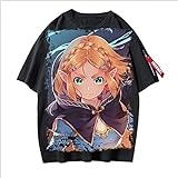 BZWJJP Herren Damen Anime The Legend of Zelda T-Shirt 3D Druck Kurze Ärmel Grafik T Shirts Männer Fun Shirt