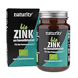 BIO ZINK, hochdosiertes, natürliches Zink zur Unterstützung von Immunsystem, Knochen, Haut und Haaren, aus Guavenblättern, vegan (60 Tabletten)