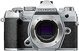 Olympus OM-D E-M5 Mark III Micro Four Thirds Systemkamera Gehäuse, 20 MP Sensor, 5-Achsen Bildstabilisator, leistungsstarker Autofokus, elektronischer OLED Sucher, 4K-Video, WLAN, Bluetooth, silber