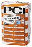 PCI NANOLIGHT Flexmörtel 15 kg zum Verlegen aller keramischen Beläge - hohe Ergiebigkeit - wenig Staub - sehr emissionsarm
