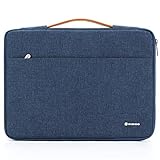 NIDOO 13 Zoll Laptop Tasche Aktentasche Handtasche Hülle Notebook-Tasche für 13' MacBook Air 2014-2017/13.5' Surface Book/13.3' ThinkPad L390 Yoga/13.9' Lenovo Yoga C930/14 HP EliteBook 1040, Blau
